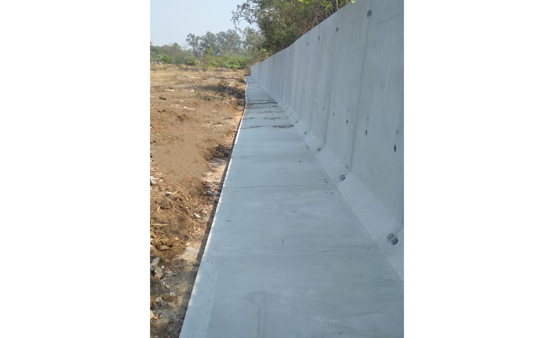Retaining And Compound Wall